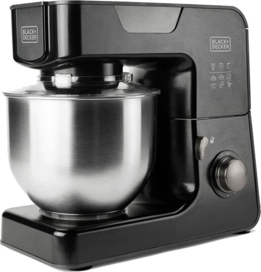 BLACK+DECKER Kjøkkenmaskin 1000W Svart BLACK+DECKER Kjøkkenmaskin 1000W Svart