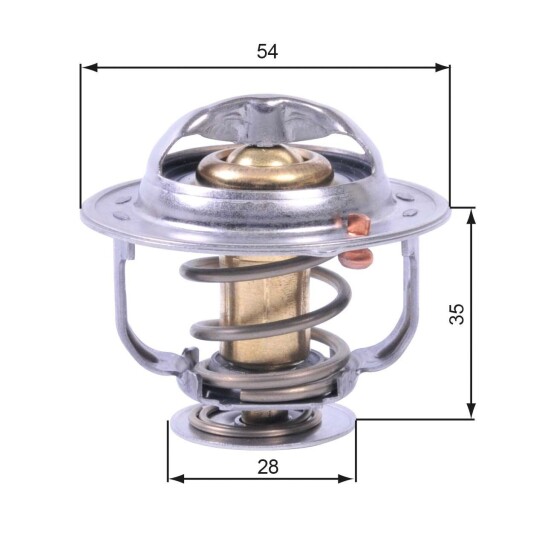 Termostat GATES TH43880G1 Termostat GATES TH43880G1