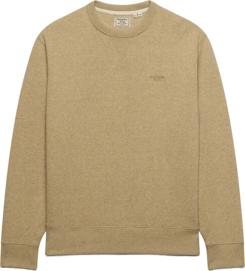Superdry Essential Stacked Logo Crew Beige S