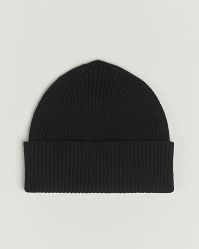 Robert Mackie Clyde Lambswool Beanie Black