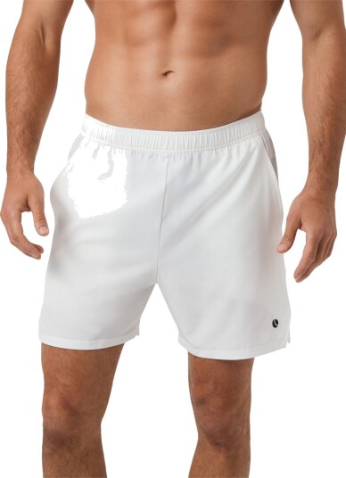 Björn Borg Ace Racquet 7" Shorts - White - XXL