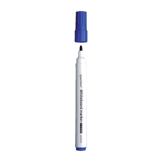 Quantore Whiteboard-tusj Rund Spiss 1-1,5 Mm Blå