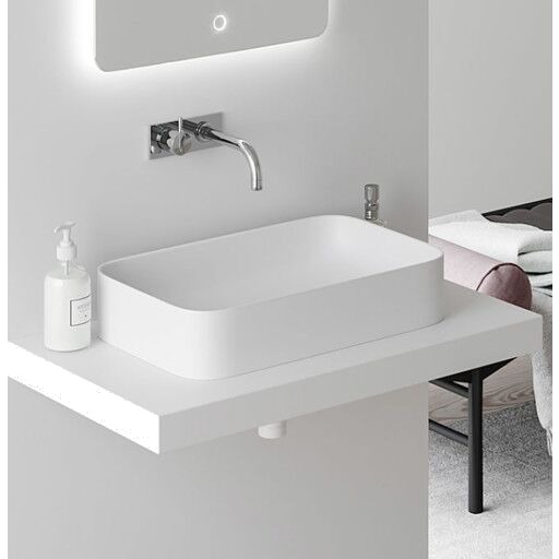Copenhagen Bath Yuno TA 55 servant 550x340 mm, Hvit Matt Copenhagen Bath Yuno TA 55 servant 550x340 mm, Hvit Matt