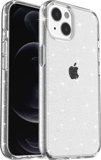 Trolsk Mobildeksel Glitter (iPhone 14 Pro) Transparent