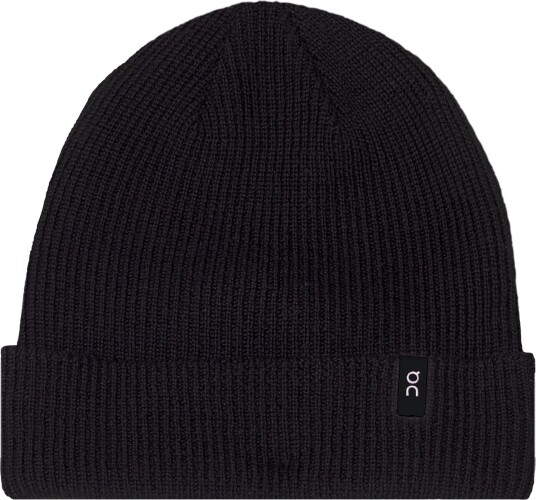 On Unisex Merino Beanie Black OneSize On Unisex Merino Beanie Black OneSize