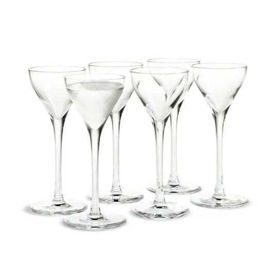 Holmegaard Cabernet snapsglass 4,5 cl 6-pakning Klar ? ?
