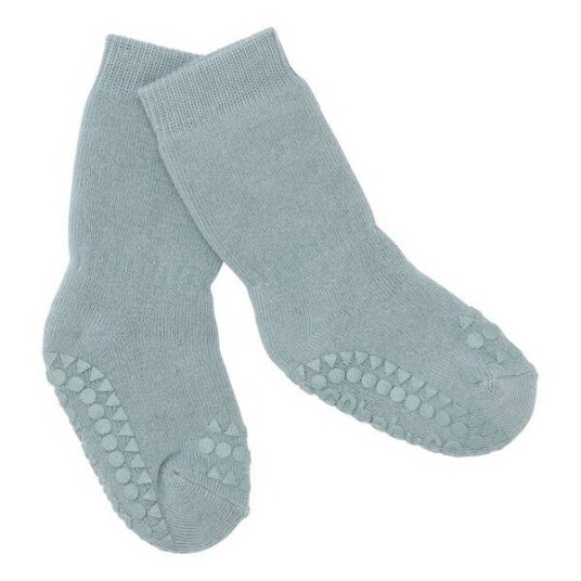 Go Baby Go Gobabygo Krabbesokker I Bomull, Dusty Blue