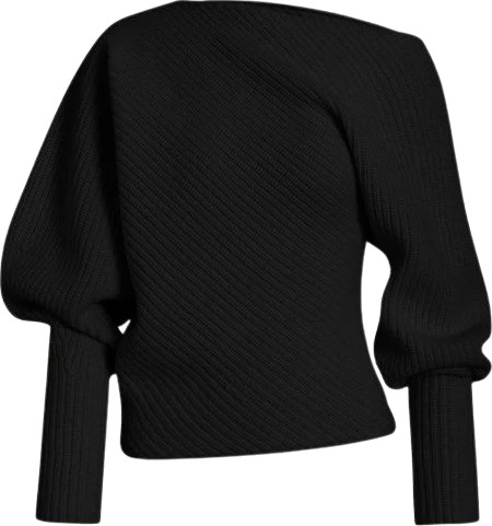 Alberta Ferretti Dame Strikkevarer Svart S,