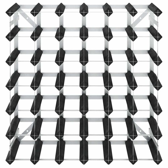 Vinstativ for 42 flasker svart heltre furu Vinstativ for 42 flasker svart heltre furu