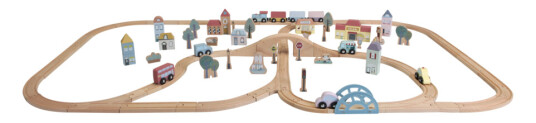 Little Dutch Railway train XXL Set Starterkit LD4487 Little Dutch Railway train XXL Set Starterkit LD4487