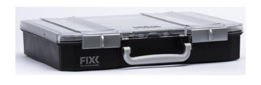 FIXX Pro X’tra Sortimentkoffert 1300-pakning treskrue FZB Innfesting
