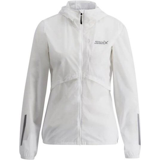 Swix Pace Wind Light Hooded Jacket W Bright White L Swix Pace Wind Light Hooded Jacket W Bright White L