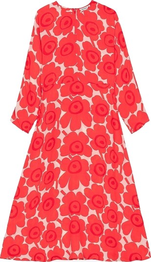 Marimekko Rytmi Unikko Rød Marimekko Rytmi Unikko Rød