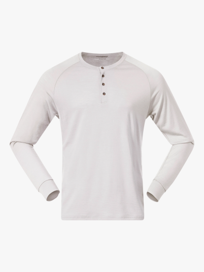 Bergans Lysebu Wool Henley Hvit XXL