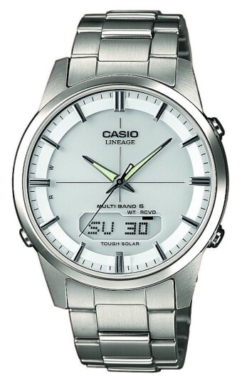 Casio Herreklokke LCW M170TD 7AER Radio Controlled Hvit/Titan Ø39.5