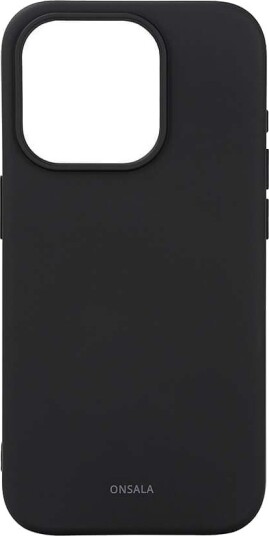 ONSALA Bakside Sil Touch Resirkulert MagSerie iPhone 15 Pro Svart