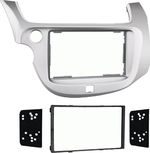 2 Din Radio /Stereoramme Honda Fit/Jazz Ge 2008 2015 Sølv