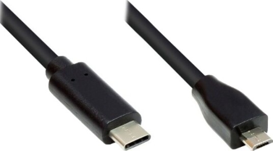 Alcasa Gc-M0123 2 M Micro-Usb B Usb C Usb 2.0 0,48 Gbit/S Sort