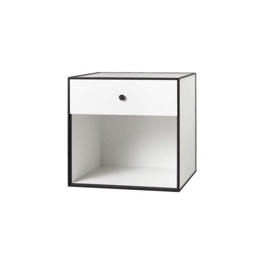 by Lassen Frame 49 Hyllemodul med Skuff Melamin Flere Farger