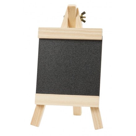 Diverse Mini Staffeli Tre med Svart Lerret 12x18cm Diverse Mini Staffeli Tre med Svart Lerret 12x18cm