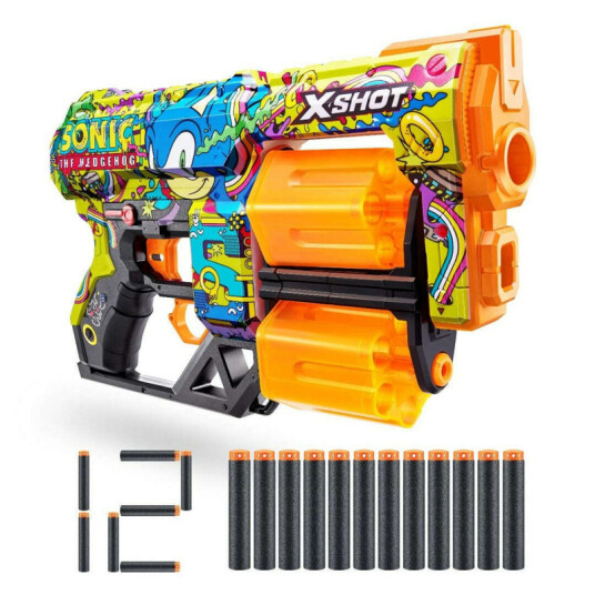Zuru Skins Dread Sonic Launcher 12 Hyper Spike Dart
