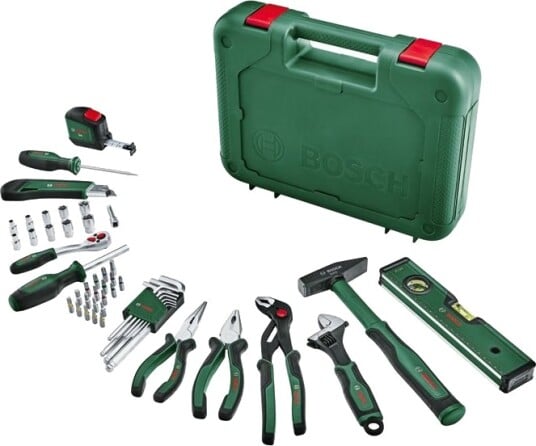 Bosch 52 Deler Avansert DIY Verktøysett med Kombinasjontang
