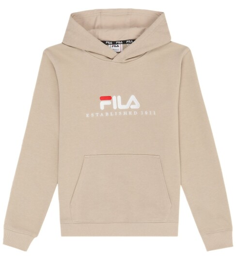 FILA Carisio Regular Logo Hoodie Beige 170 176 FILA Carisio Regular Logo Hoodie Beige 170 176