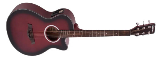 Dimavery Aw-400 Westerngitar, Redburst
