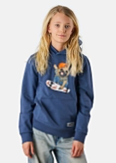 Denim Factory San Diego Hood B Jr Denim Blue 150 Hoodies Denim Factory San Diego Hood B Jr Denim Blue 150 Hoodies