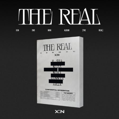 X:IN  The Real  incl. 84pg Photobook, Lyrics Paper, Photocard, Lenticular Card + Scratch Message Card  CD