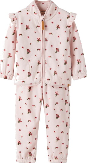 Lil' Atelier Fleece Sett Spektra Hushed Violet Flowers Lil' Atelier Fleece Sett Spektra Hushed Violet Flowers