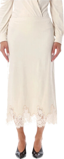 Alberta Ferretti Dame Skjørt Beige S,