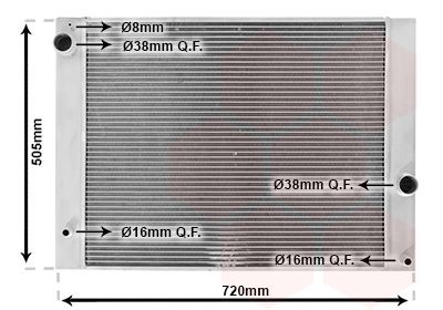 Radiator VAN WEZEL 06002338