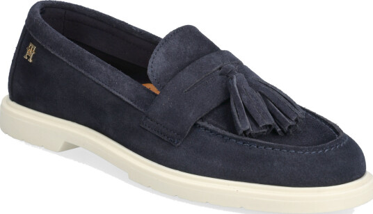 Tommy Hilfiger Light Suede Tassel Loafer Navy 36