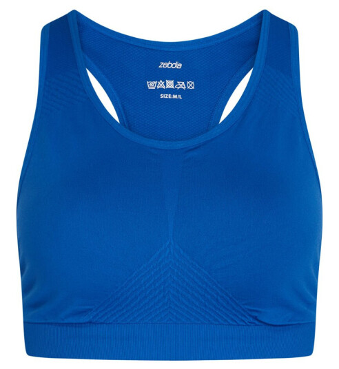 Zebdia Seamless sports BH blå Størrelse: XS/S Kvinner Zebdia Seamless sports BH blå Størrelse: XS/S Kvinner