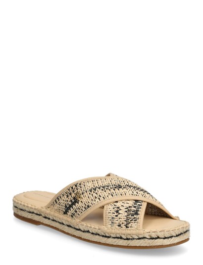 Tommy Hilfiger Espadrille Mule Sandal Raffia - Beige - 41