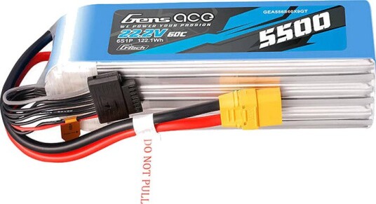 Gens Ace & Tattu Gens Ace G-Tech LiPo-Batteri 5500mAh 22.2V 60C Med XT90-Plugg For RC Kjøretøy Gens Ace & Tattu Gens Ace G-Tech LiPo-Batteri 5500mAh 22.2V 60C Med XT90-Plugg For RC Kjøretøy