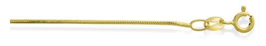 Pan Jewelry, Slange kjede i forgylt sølv, 1 mm, 50 cm
