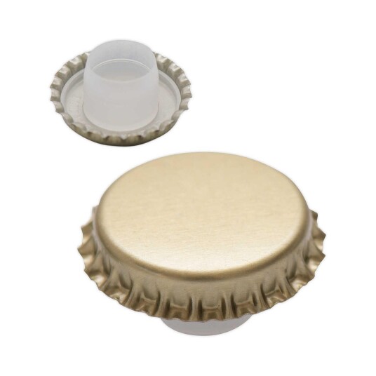 Flaskekapsler med plastkork 29 mm 29 mm - 100 stk med profil-tetning Flaskekapsler med plastkork 29 mm 29 mm - 100 stk med profil-tetning
