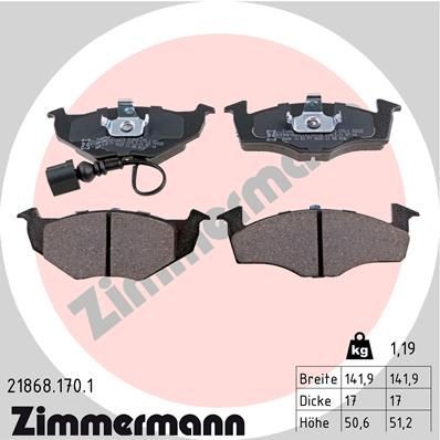Bremseklosser ZIMMERMANN 21868.170.1