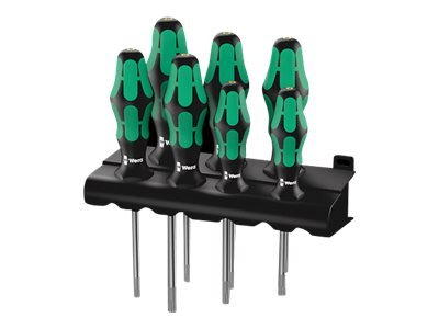 Wera Kraftform Plus 367/7 Torx Skrutrekkersett - 7 Deler med Holder Wera Kraftform Plus 367/7 Torx Skrutrekkersett - 7 Deler med Holder