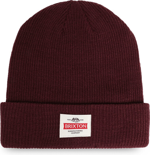 Brixton Trademark Beanie - Burgundy - ONE SIZE