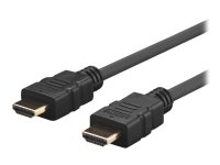 Vivolink Pro HDMI 15 m Kabel med Ethernet - 4K Støtte, Svart