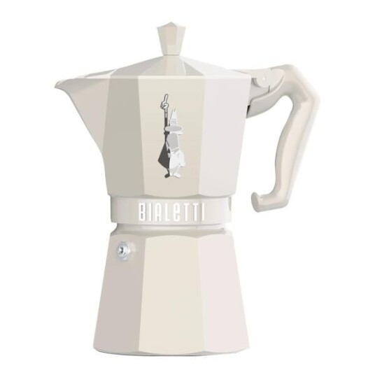 Bialetti Exclusive moka express 6 kopper 25 cl krem Bialetti Exclusive moka express 6 kopper 25 cl krem