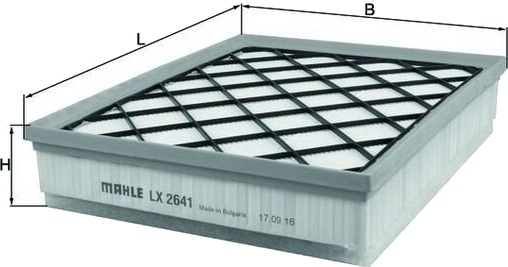 Luftfilter KNECHT LX 2641 Luftfilter KNECHT LX 2641