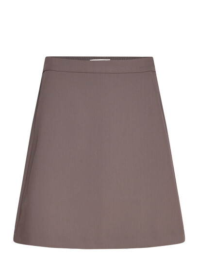 Soaked in Luxury Slcorinne Aline Skirt Grey M Soaked in Luxury Slcorinne Aline Skirt Grey M