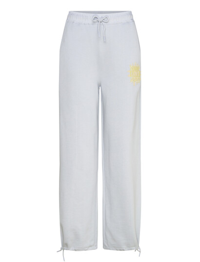 GANNI Isoli Mid Waist Straight Leg Sweatpants Blue L GANNI Isoli Mid Waist Straight Leg Sweatpants Blue L