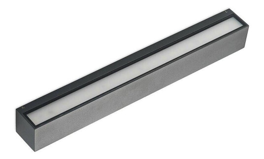 Arcchio Lengo LED-vegglampe CCT 50cm 2 lys grafitt