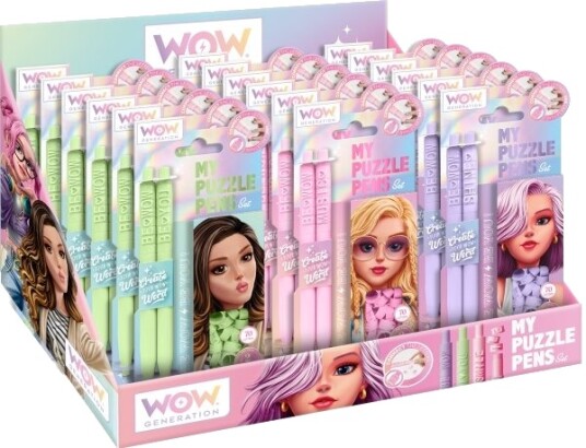 Blyantetui Kids Euroswan – Sett Med 2 Kulepenner "Puzzle" – 70 Liter – Wow Generation Wow00076 (Pris Per Stk.) Blyantetui Kids Euroswan – Sett Med 2 Kulepenner "Puzzle" – 70 Liter – Wow Generation Wow00076 (Pris Per Stk.)