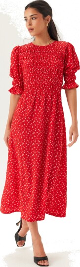 Bubbleroom Short Sleeve Smock Dress